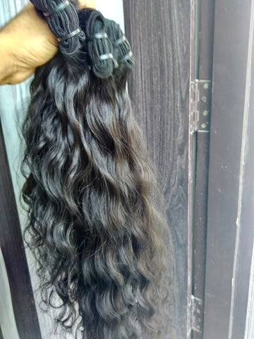 Raw Indian Wavy & Curly Bundles (Single)